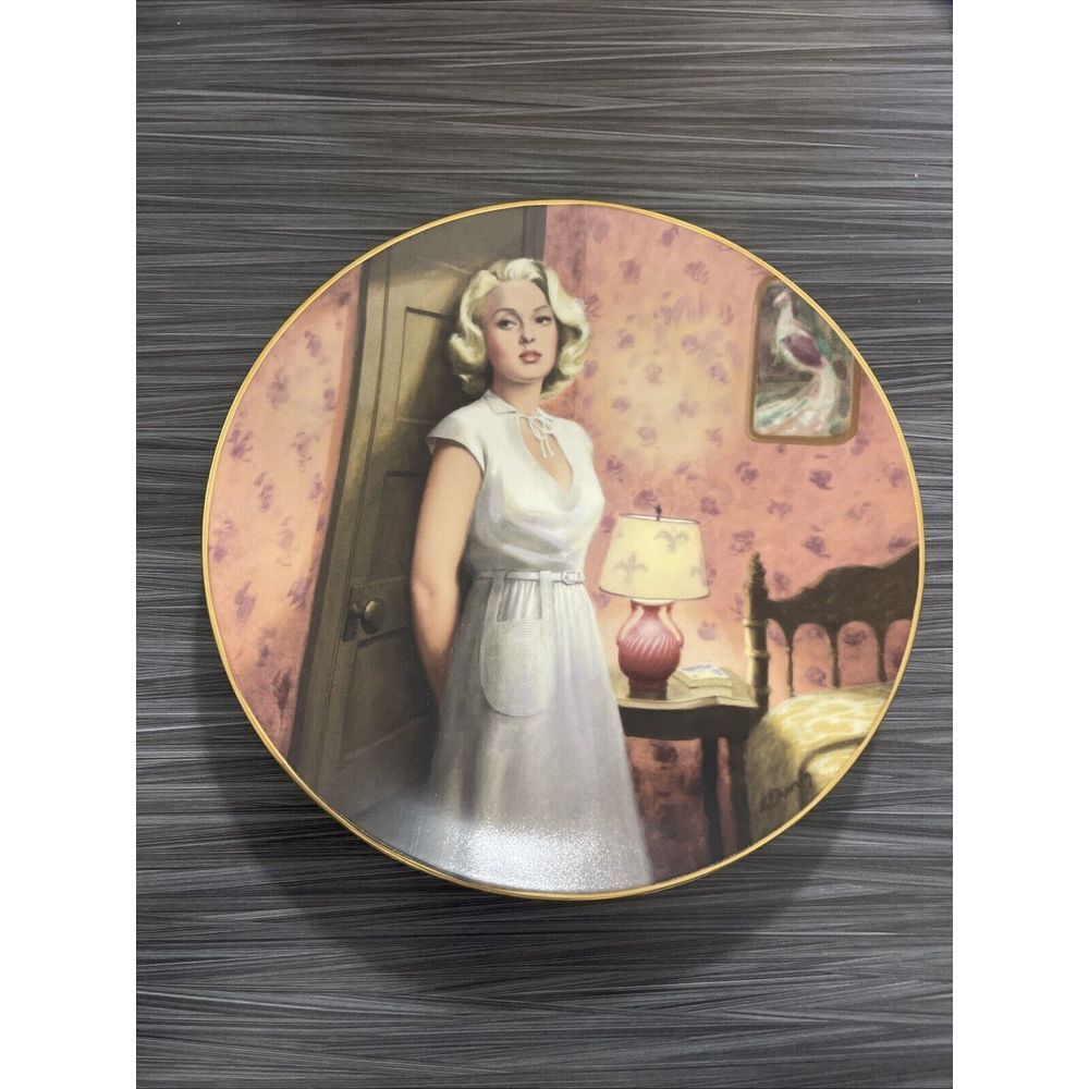 Lana Turner as Cora in The Postman Always Rings Twice Collector Plate 1990 #06